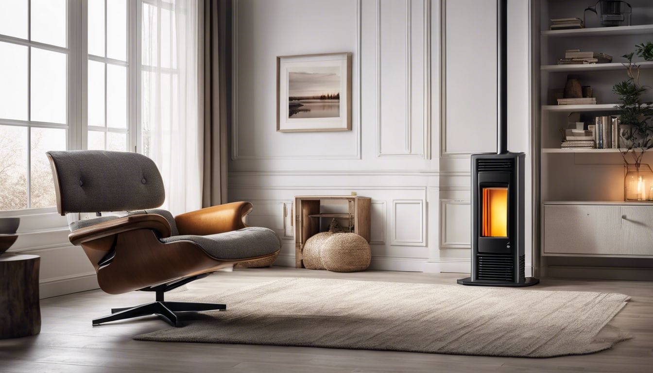 Een uitnodigende woonkamer met de Eurom PH 2700 petroleumkachel voor een gezellige sfeer. Een uitnodigende woonkamer met de Eurom PH 2700 petroleumkachel voor een gezellige sfeer.