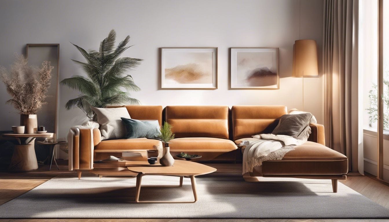 Een comfortabele woonkamer met een Zibro laserkachel in werking en gezellig meubilair. Een comfortabele woonkamer met een Zibro laserkachel in werking en gezellig meubilair.