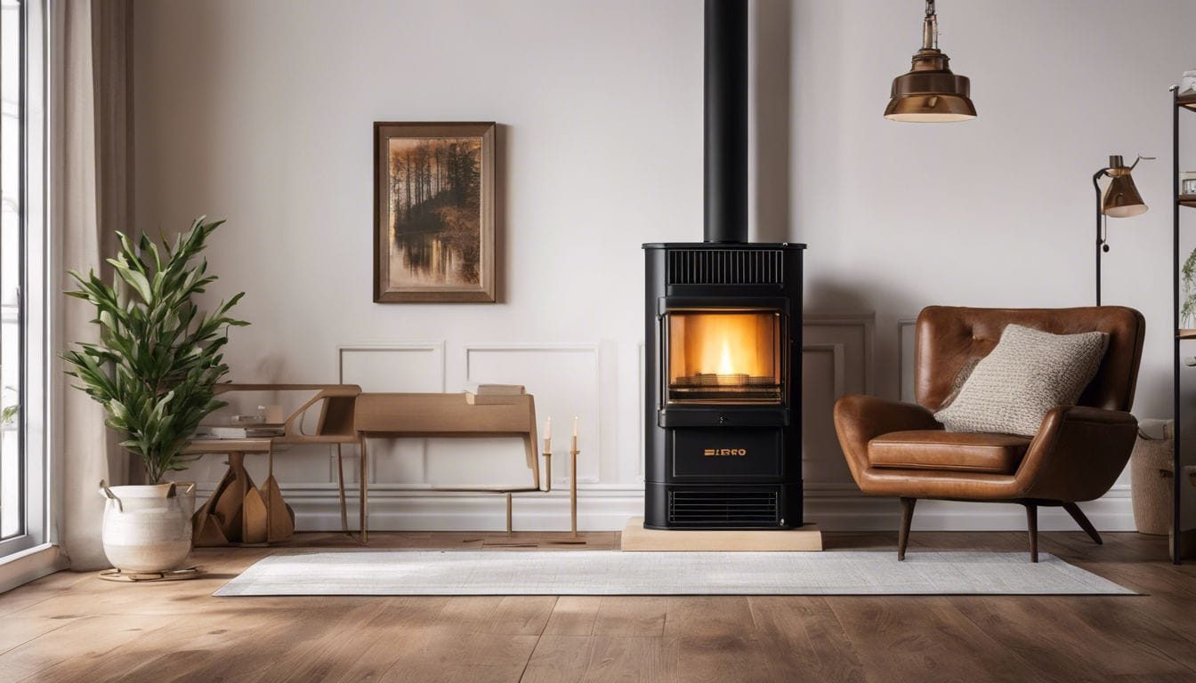 Een gezellige woonkamer met een <a href=